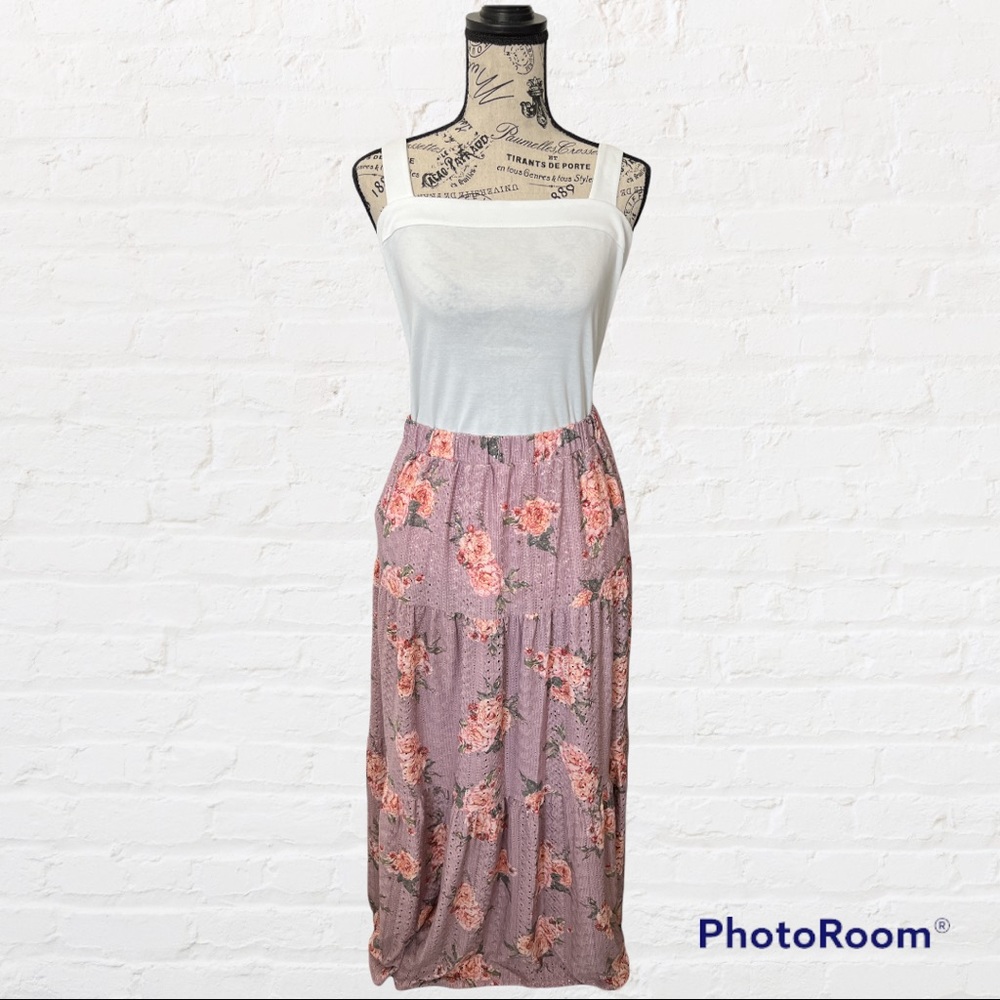 Lularoe Maxi skirt floral